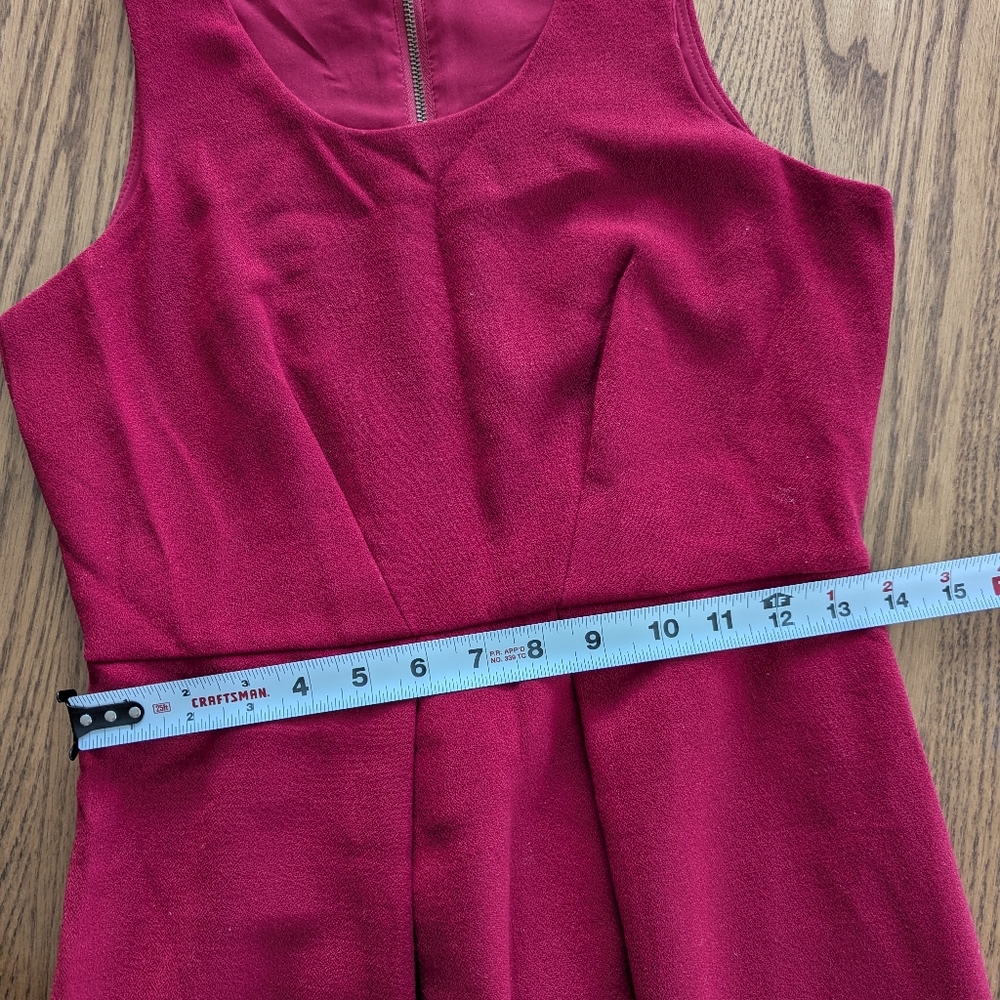 LOFT | Size 0P | Red Mini Dress - Picture 6 of 7